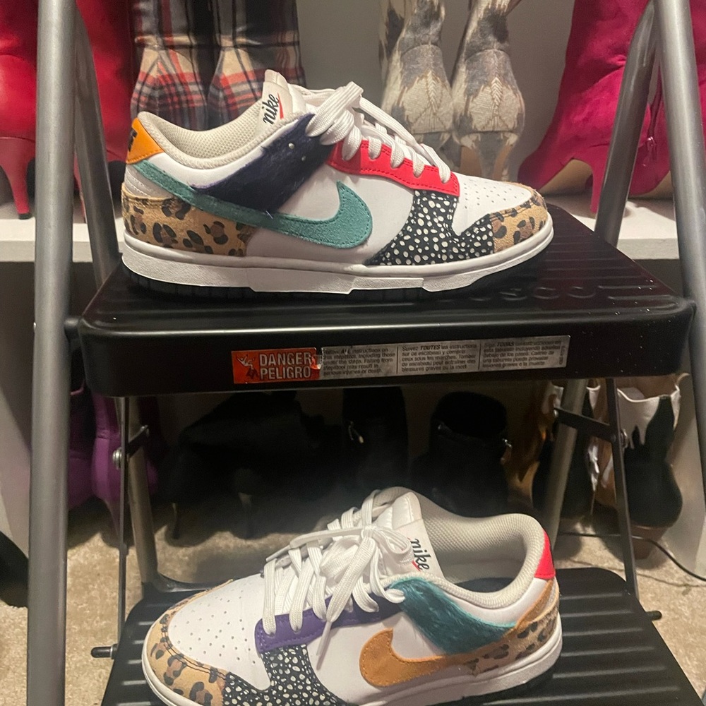 Nike Multicolor Animal Print Sneakers